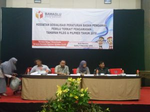 Bawaslu Gelar Sosialisasi Aturan Pemilu 2019