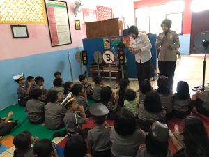 TK Bhayangkari Belajar dan Bergembira Bersama Polwan