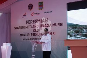 Stasiun Telaga Murni Wujud Nyata Kerja Sama Pemerintah dan Swasta