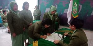 Jabatan Wakil Ketua Persit KCK Resmi Diserahterimakan