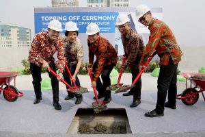 Seremoni Topping Off The Kensington Office Tower