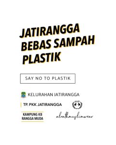 Minimalisir Sampah Plastik, Jatirangga Gaungkan Exchange Your Plastic