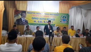 H.Edi Siap Perjuangkan Pendidikan, infrastruktur dan Sosial Budaya