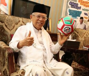 Wapres Ingin Kompetisi Sepakbola Sehat dan Berkualitas