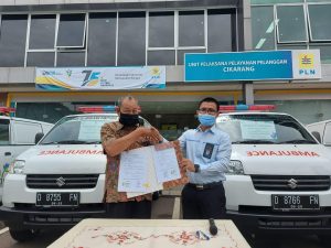 Kado HLN, PLN UP3 Cikarang Salurkan Empat Ambulance untuk Yayasan