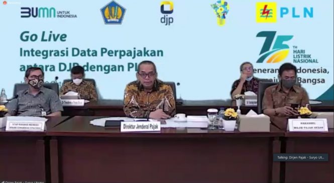 Go Live Integrasi Data Perpajakan DJP dan PLN
