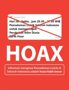Earth Hour, PLN Tepis Kabar Pemadaman Terpusat