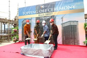Perkuat Kawasan Kota Mandiri, Meikarta Topping Off Tower ke 6 Distrik 2