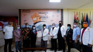Silaturrahmi, Ketua DPD PKS Kota Bekasi Pimpin Pengurus Sowan ke KPU Kota Bekasi