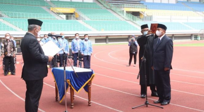 Solihat Kembali Dilantik jadi Dirut Perumda Tirta Patriot Periode 2021-2026, Wali Kota Beri 7 Catatan Penting