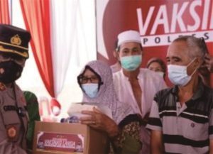 Polres Gelar Vaksinasi Booster untuk Lansia Kabupaten Bekasi