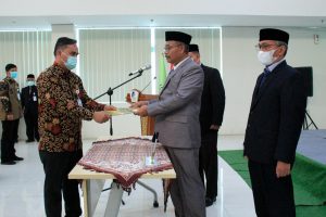 Usep Lantik 19 Pejabat Struktural PDAM Bhagasasi