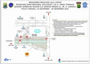 Manajemen Rekaya Lalin Jl. Rawa Tembaga sampai Jl. Ir. H. Juanda