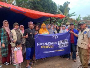 Husnayain Peduli Salurkan Bantuan untuk Korban Gempa Cianjur
