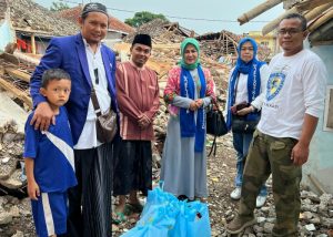 IMI Kota Bekasi Bantu Korban Gempa Sampai Pelosok Cianjur