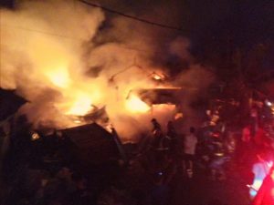Tujuh Rumah Di Cikarang Ludes Dilalap Api