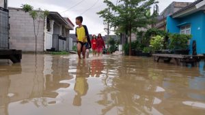 Hujan Semalaman, Perumahan di Tambun Utara Terendam Banjir