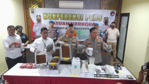 Bisnis Home Industri Narkoba, Pemuda Dibekuk Polisi
