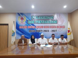 Pendaftaran Calon Ketum KONI Kota Bekasi Resmi Dibuka