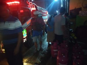 Kios Agen Tabung Gas Kebakaran, Tiga Orang Luka Parah