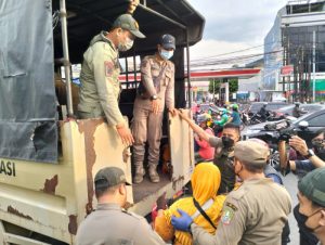 Belasan PMKS Terjaring Razia Satpol-PP