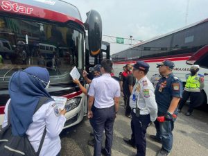 Belasan Angkutan Lebaran Diperiksa, Tiga Armada Laik Jalan