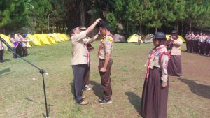 Pramuka Penegak SMAN 5 Diminta Implementasikan Tri Satya Dan Dasa Dharma