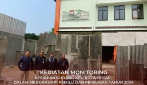 Logistik Pemilu Sudah Dikirim dan Disimpan di Gudang KPU Kota Bekasi