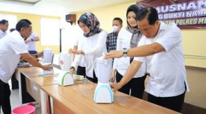 Polres Metro Bekasi Kota Musnahkan 12 Kg Sabu