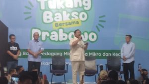 Capres Prabowo Dialog dengan Ratusan Pedagang Bakso