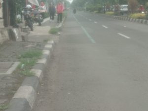 Pesepeda Keluhkan Jalur Mulai Hilang