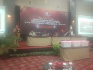 KPU Kota Bekasi Pleno Terbuka Rekapitulasi Suara Pemilu