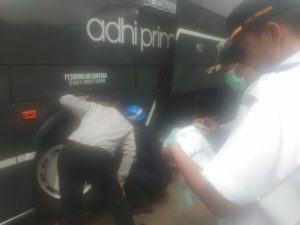 Rampcheck Dishub, 1 Bus AKAP dan 8 Bus AKDP Melanggar