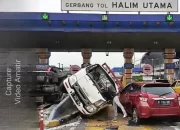 Kecelakaan di GT Halim, Tiga Gardu Ditutup Sementara