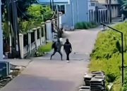 Pria Diduga ODGJ Pukul Kepala Warga Pakai Batu