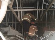 Diduga Korsleting Listrik, Plafon Kantor Polsek Bekasi Selatan Kebakaran