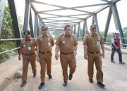 Perbaikan Jembatan Cipamingkis Mencapai 74 Persen