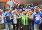 Ratusan Driver Ojol di Kota Bekasi Deklarasi Dukung Bang Heri dan Bang Sholihin