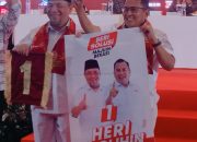 Dapat Nomor Urut 1, Heri-Sholihin: Insya Allah Berkah, Ajak Masyarakat Maju Bareng Seneng Bareng