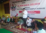 Silaturahmi ke Akar Rumput JASBABE, Bang Heri Tahlil Bareng Warga