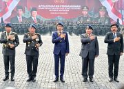 Polri Apel Gelar Pasukan Pengamanan Pelantikan Presiden RI dan Wakil Presiden RI