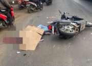 Pemuda Tewas Terlindas Truk Kontainer di Jalan Raya Narogong