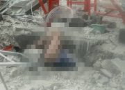 Pekerja di Tambun Tewas Tertimpa Beton Penyangga Tower BTS Yang Roboh
