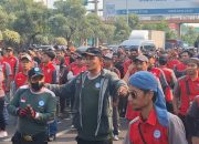 Ribuan Buruh Asal Kota dan Kabupaten Bekasi Ikut Aksi Mayday 2025 di Jakarta