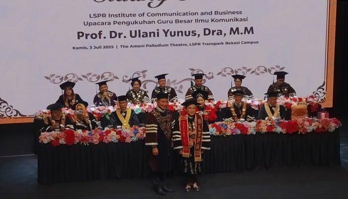 LSPR Kukuhkan Prof Ulani Yunus sebagai Guru Besar Ilmu Komunikasi Bidang Periklanan dan Merek
