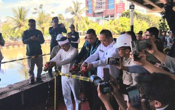 Gubernur Dedi Mulyadi Hadiri Peletakan Batu Pertama Pembangunan Wisata Air Kalimalang