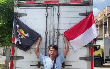 Sopir Truk Kibarkan Bendera One Piece : Saya Tetap Hormati NKRI