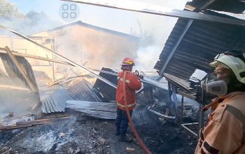 Pabrik Kardus di Bekasi Terbakar Dipicu Api Pembakaran Sampah