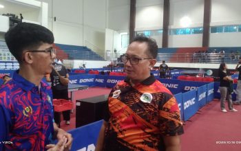 PTMSI Kota Bekasi Naikkan Target Emas, Jadikan BK Porprov dan Kejurda Sebagai Ajang Pembuktian