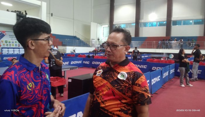 BK Porprov Jabar Tenis Meja Rampung, Bekasi Bangga Jadi Tuan Rumah